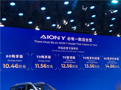 广汽埃安AION Y，10.46万起，续航600公里的价格屠夫图2