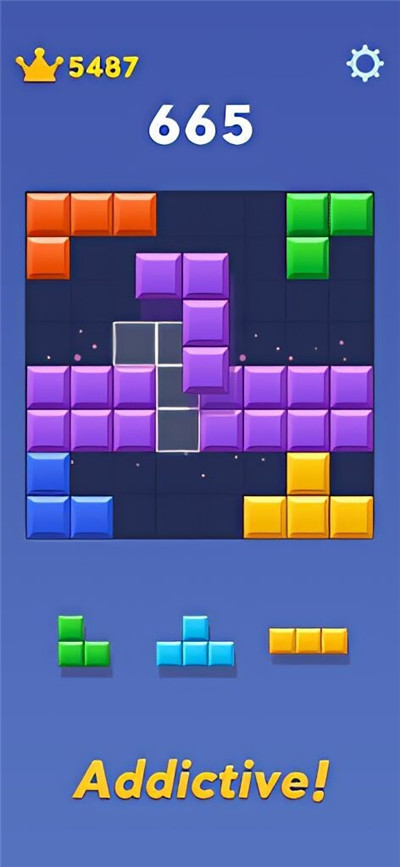 Hungry变异俄罗斯方块休闲游戏《Block Blast Adventure Master》图2