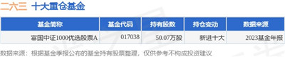 二六三涨10.09%，富国中证1000优选股票A基金重仓该股